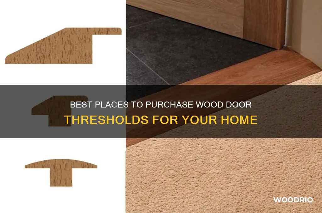 where to buy wood door threshold