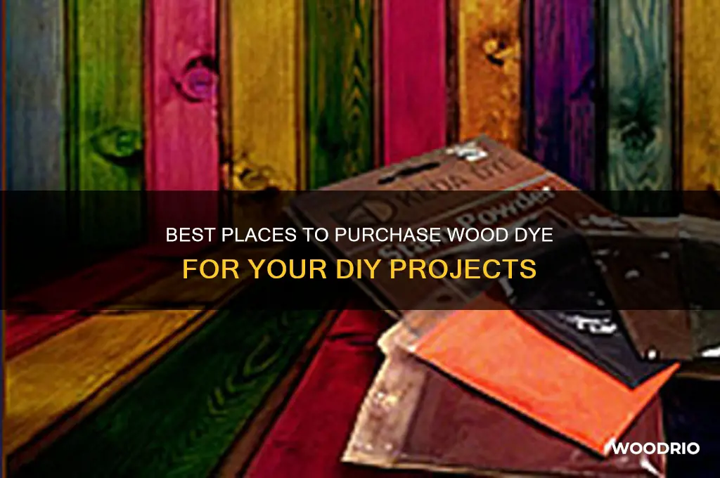 where to buy wood dye