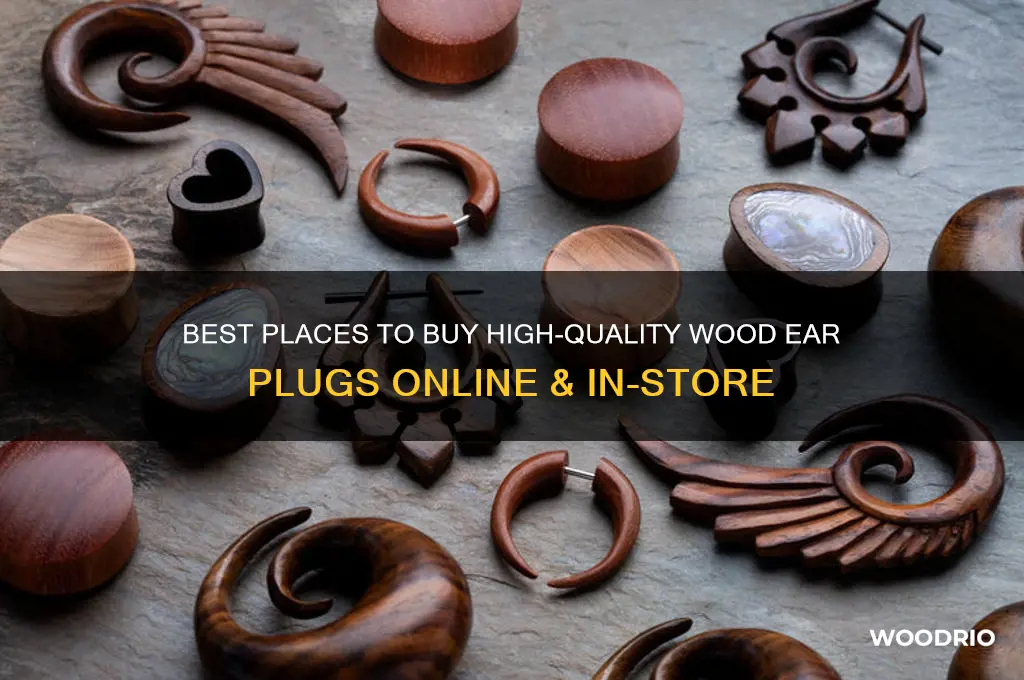 where to buy wood ear plugs