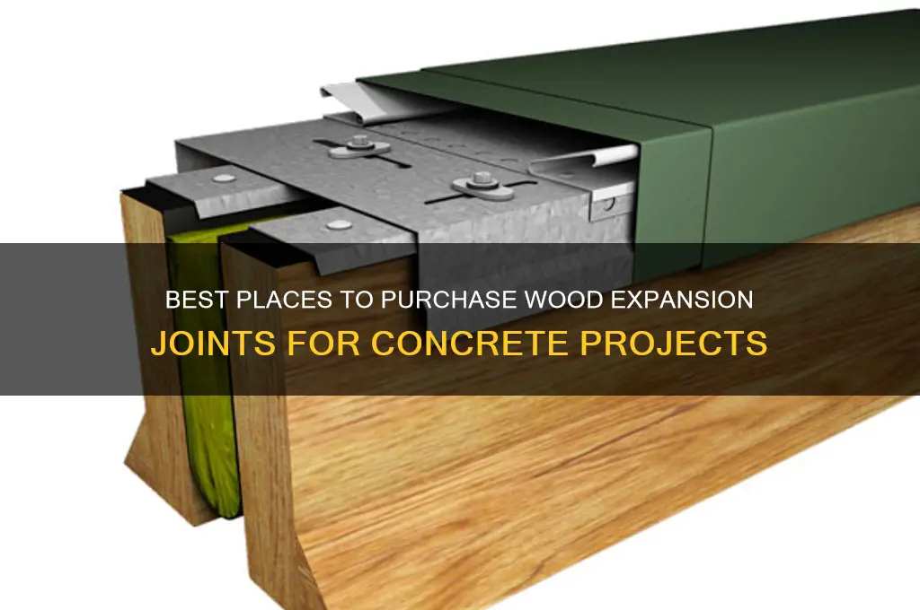where to buy wood expansion joints for concrete