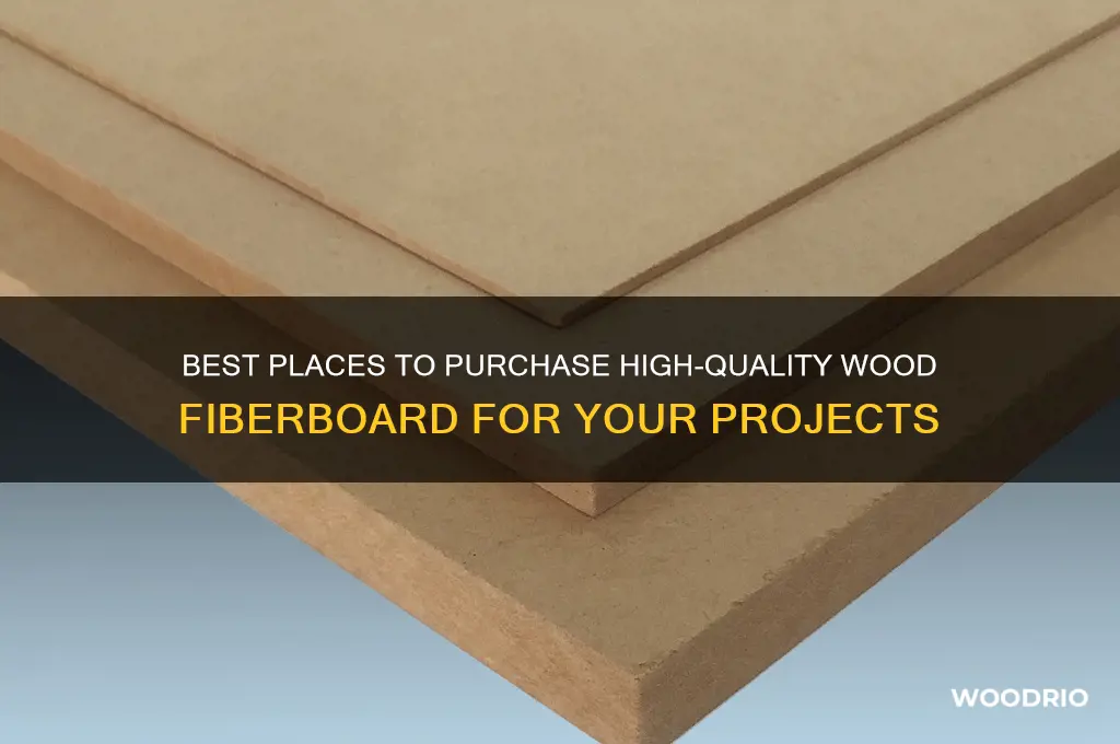 where to buy wood fiberboard