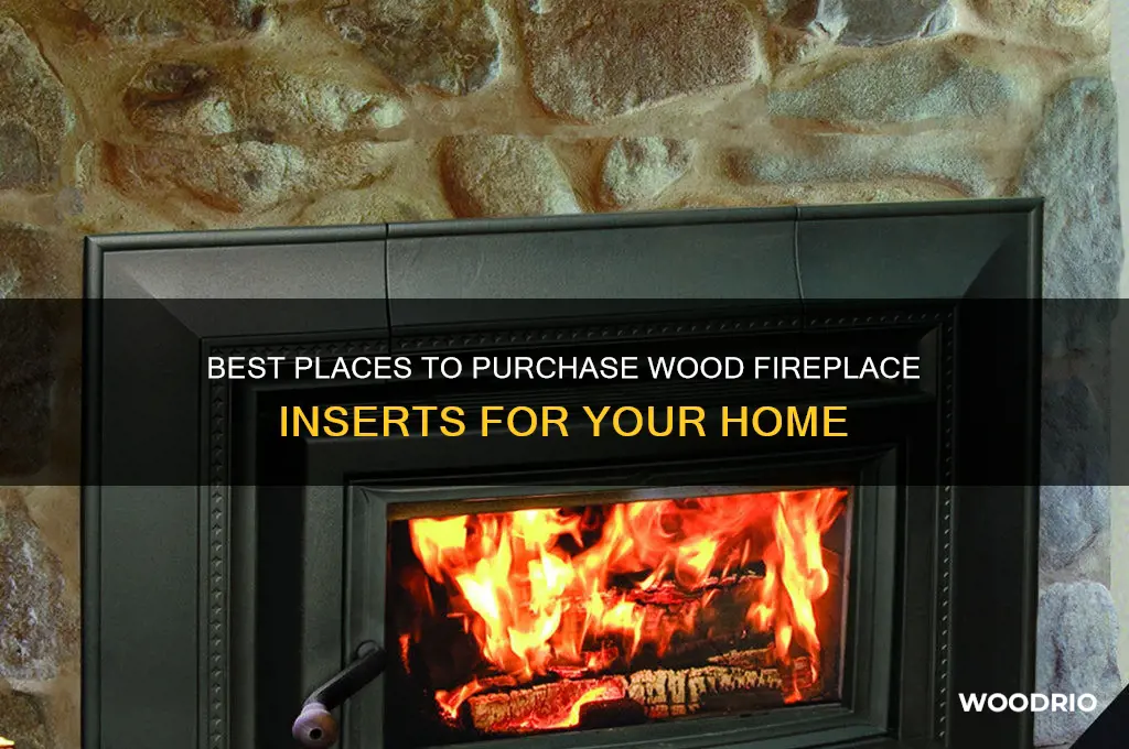 where to buy wood fireplace inserts