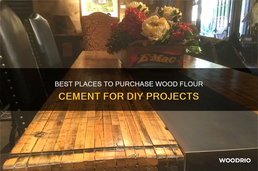 where to buy wood flour cement
