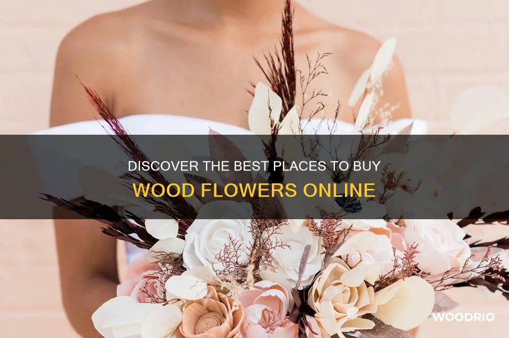 where to buy wood flowers