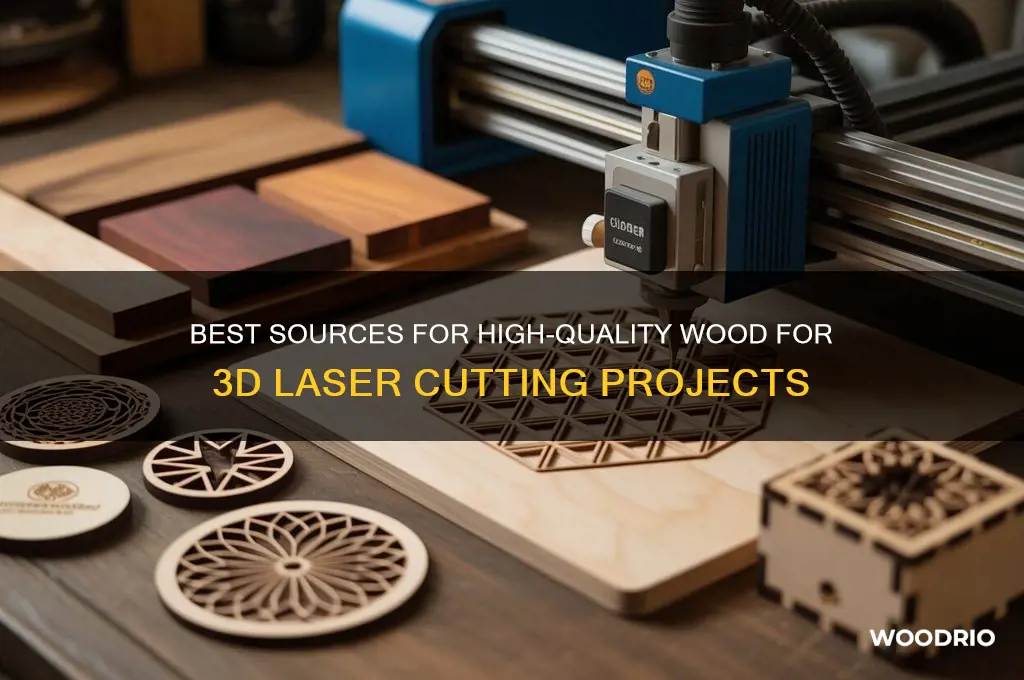 where to buy wood for 3d laser cutting