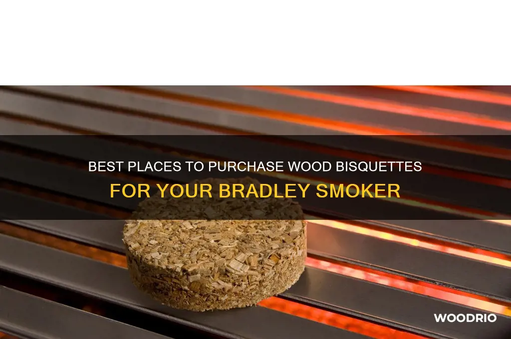 where to buy wood for a bradley smoker bisquettes