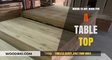 Best Places to Purchase Quality Wood for Your Tabletop Project