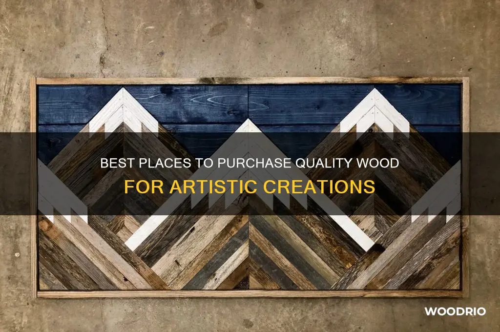 where to buy wood for art