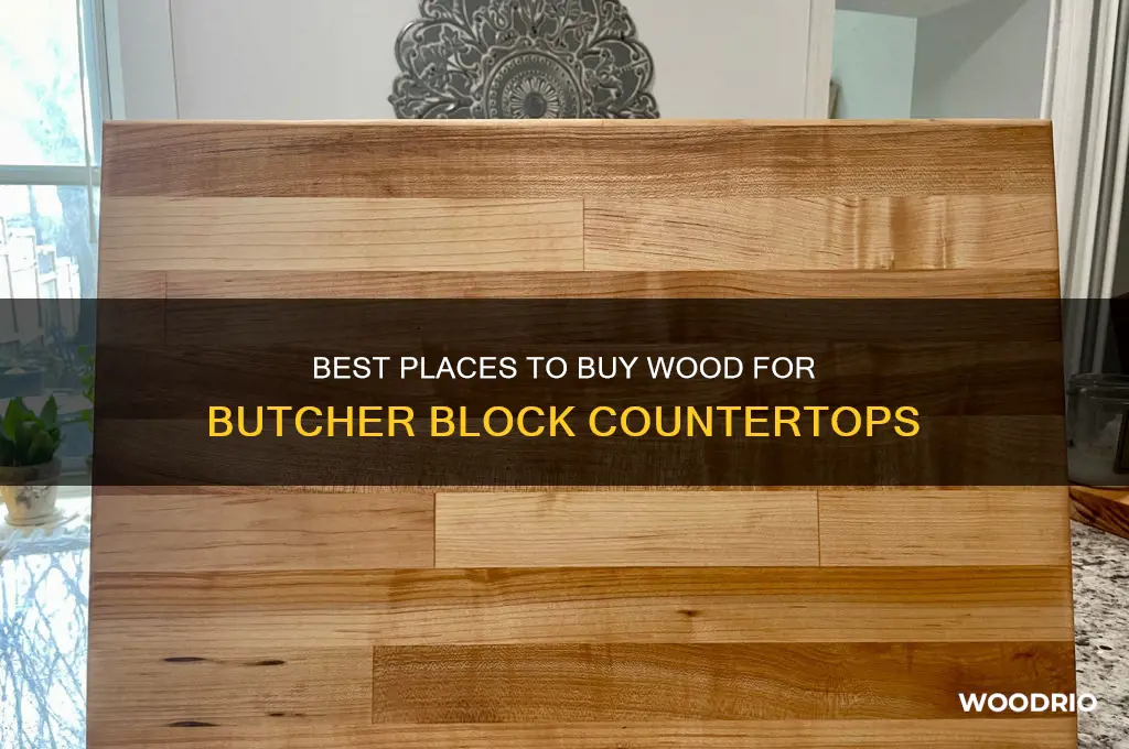 where to buy wood for butcher block