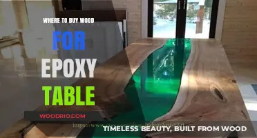 Best Sources for High-Quality Wood to Craft Epoxy Tables