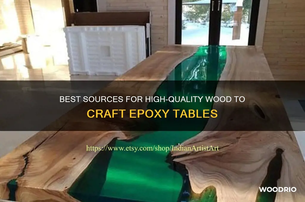 where to buy wood for epoxy table