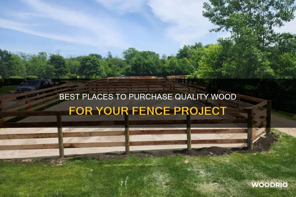 where to buy wood for fence