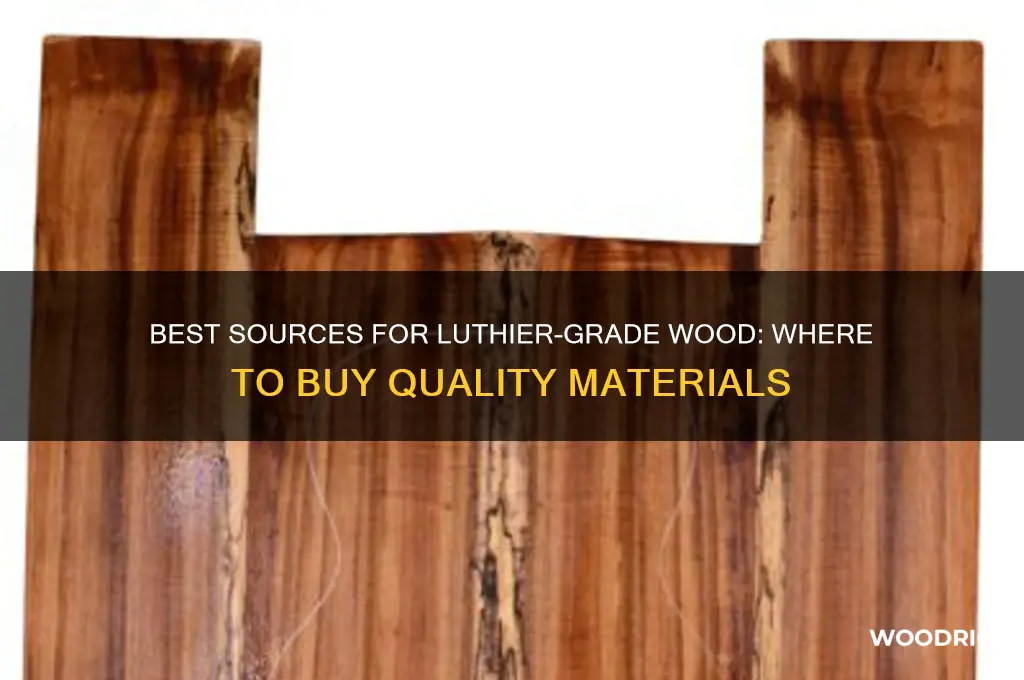 where to buy wood for luthier