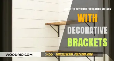 Best Places to Buy Wood and Brackets for DIY Shelves