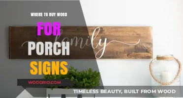 Best Places to Buy Quality Wood for DIY Porch Signs