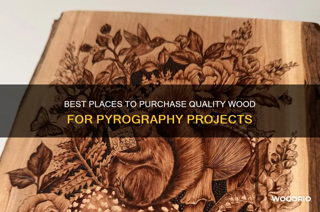 where to buy wood for pyrography