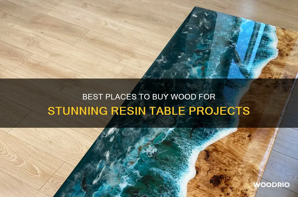 where to buy wood for resin table
