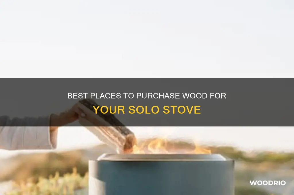 where to buy wood for solo stove