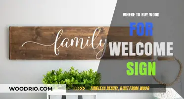 Best Places to Purchase Wood for Your DIY Welcome Sign