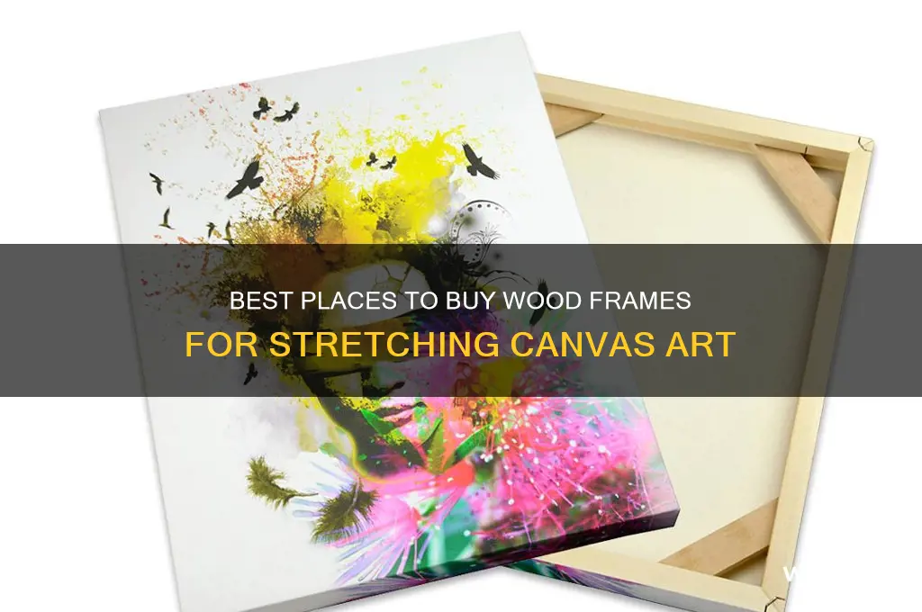 where to buy wood frame for stretching canvas