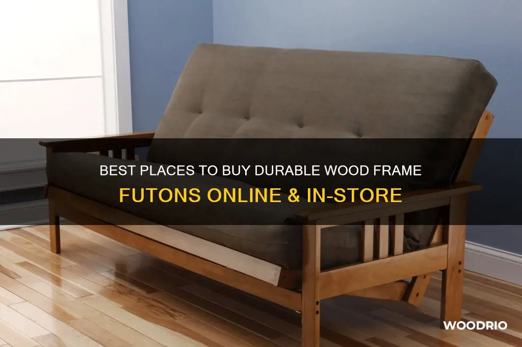 where to buy wood frame futon