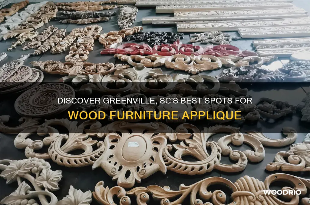 where to buy wood furniture applique in greenville south carolina