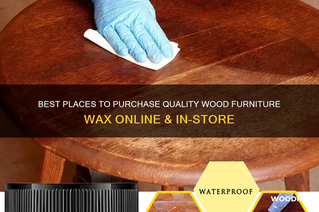 where to buy wood furniture wax