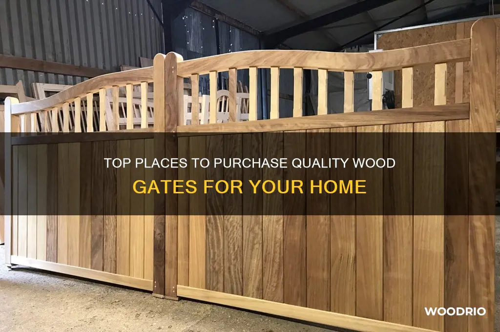 where to buy wood gate
