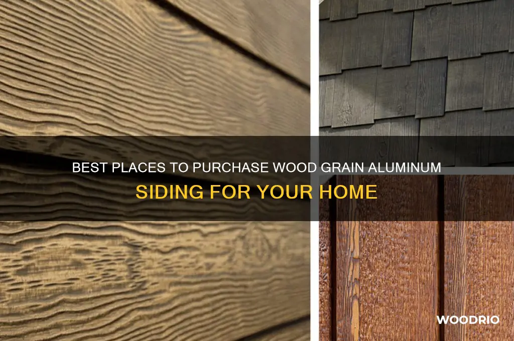where to buy wood grain aluminum siding