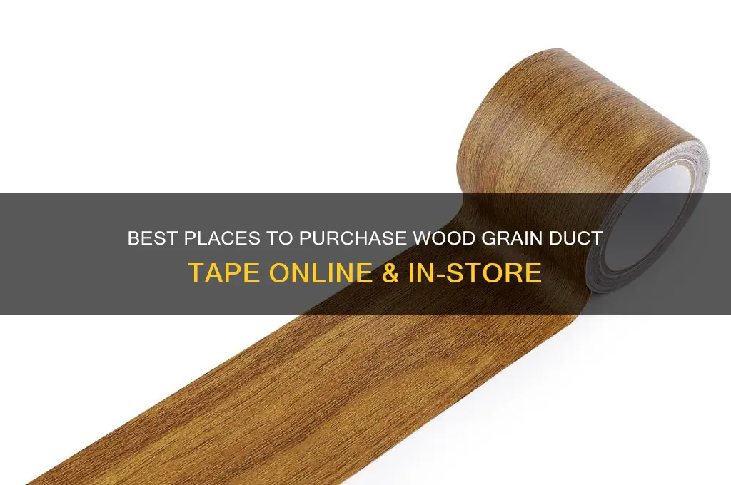 where to buy wood grain duct tape