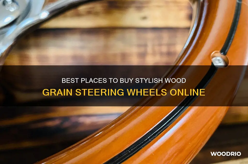 where to buy wood grain steering wheels