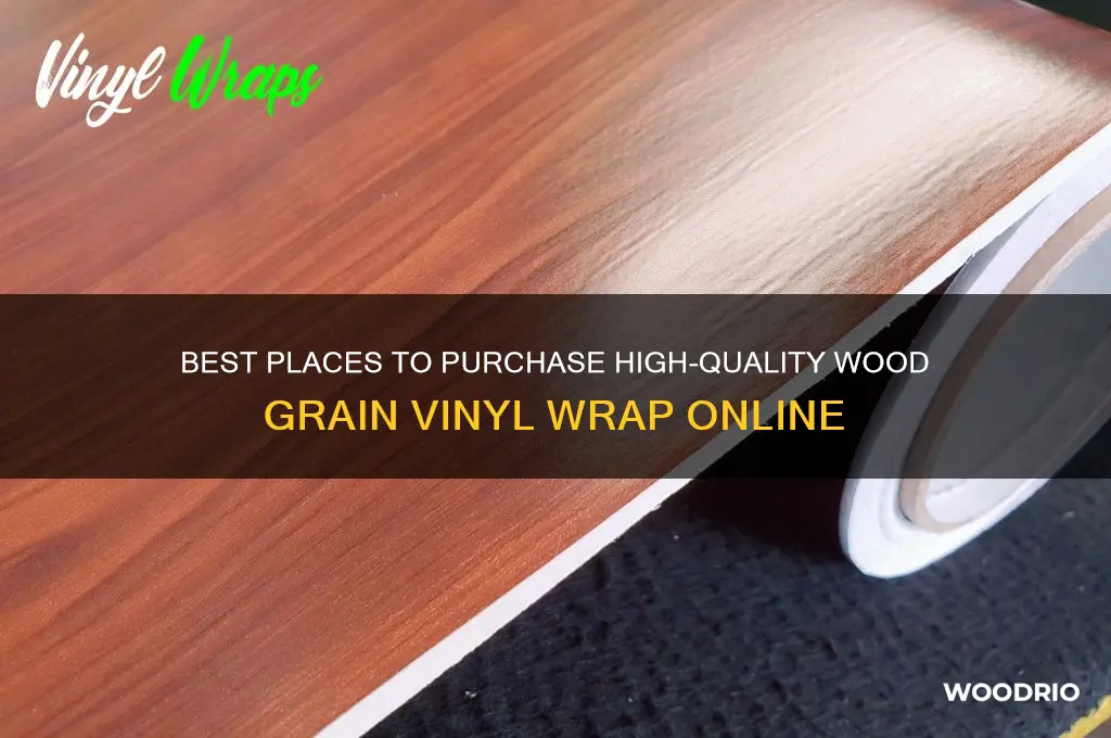 where to buy wood grain vinyl wrap