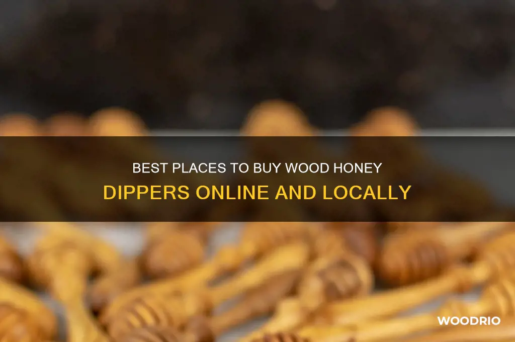 where to buy wood honey dipper