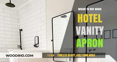 Best Places to Purchase Wood Hotel Vanity Aprons Online