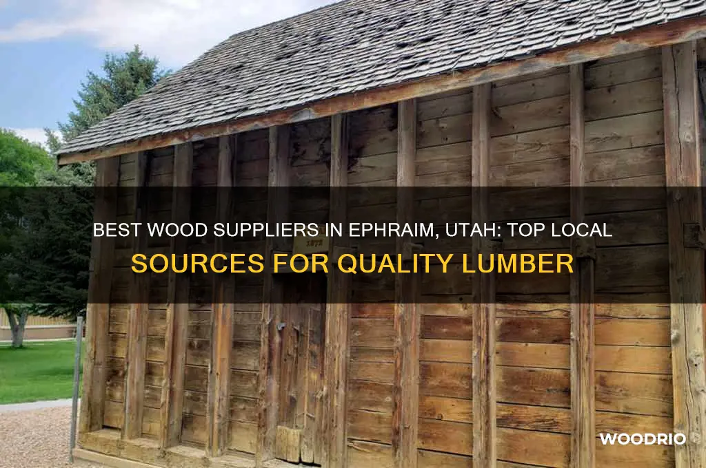 where to buy wood in ephraim utah