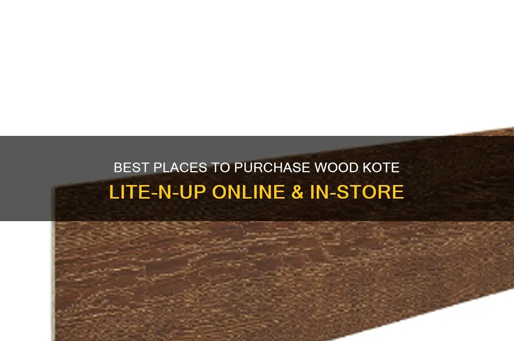 where to buy wood kote lite-n-up