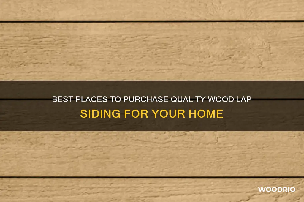 where to buy wood lap siding