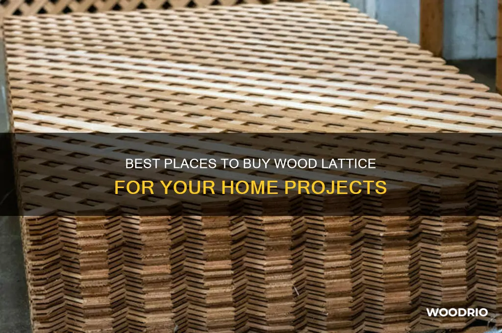 where to buy wood lattice
