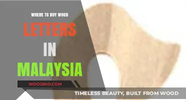 Top Malaysian Stores for Buying Quality Wood Letters Online & Offline