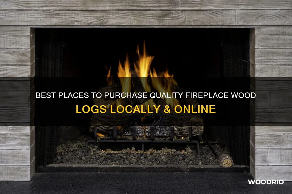 where to buy wood logs for fireplace