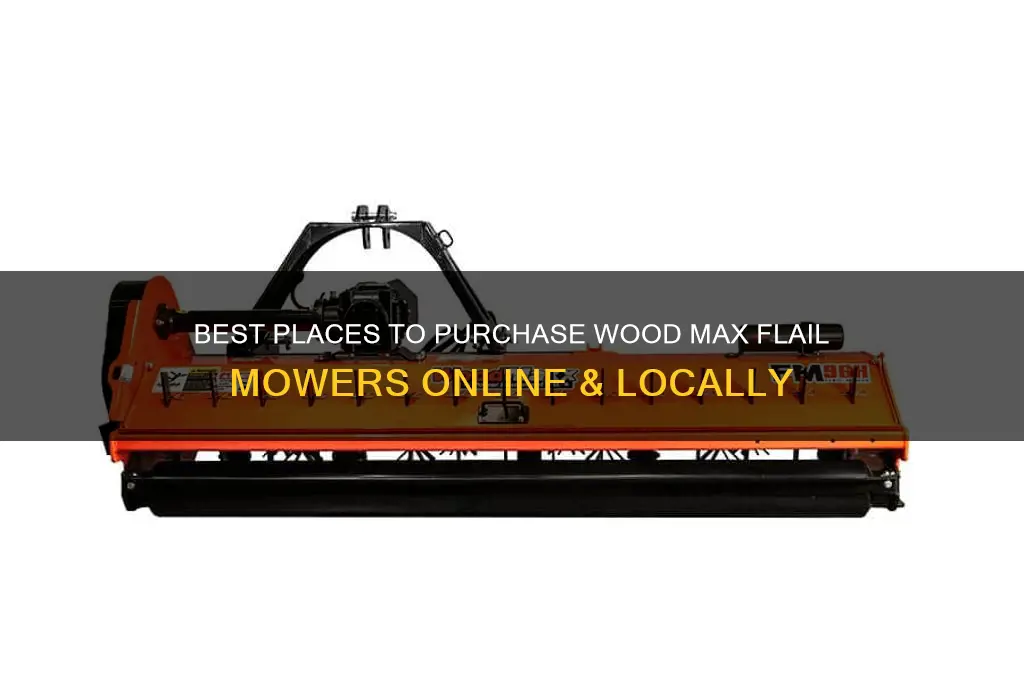 where to buy wood max flail mower