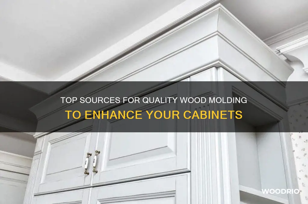where to buy wood molding for cabinets