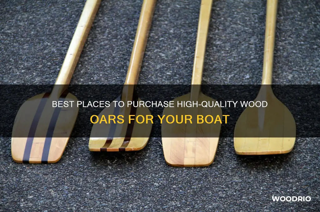 where to buy wood oars