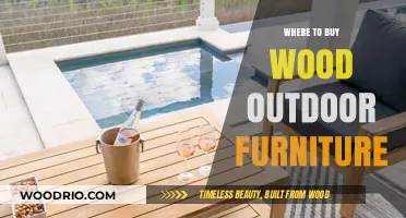 Top Spots to Purchase Durable Wood Outdoor Furniture Online & In-Store