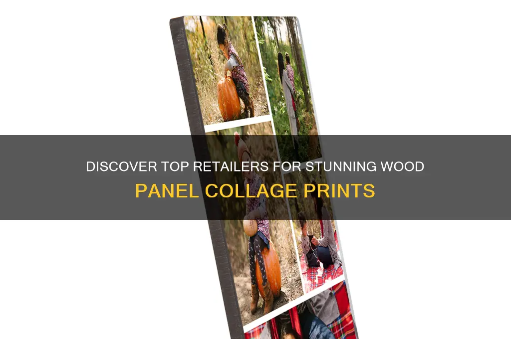 where to buy wood panel collage prints