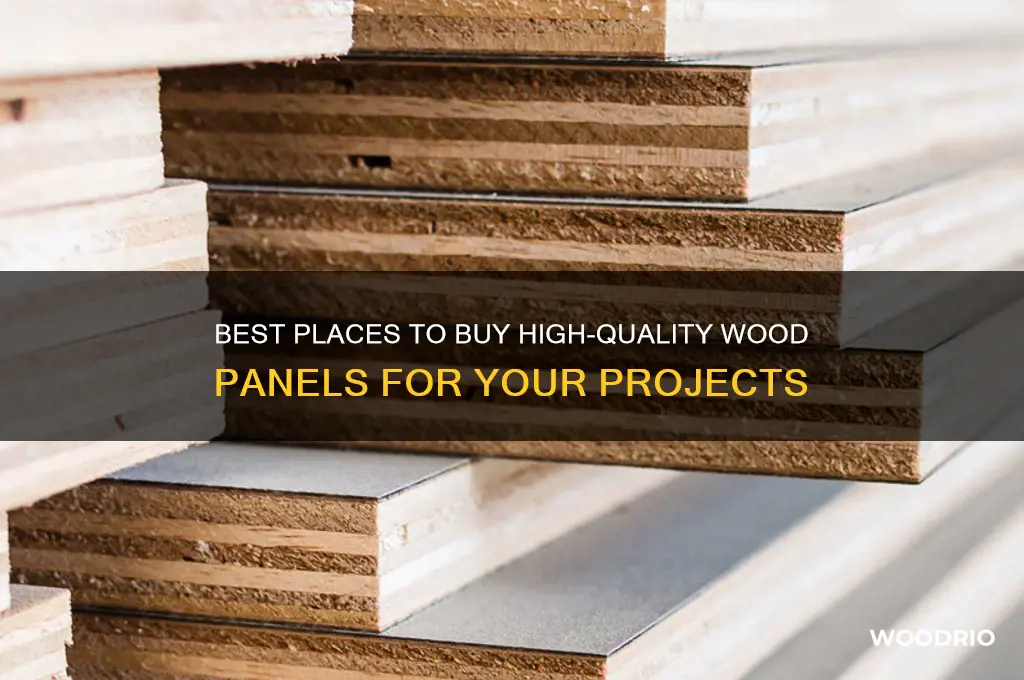 where to buy wood pannels