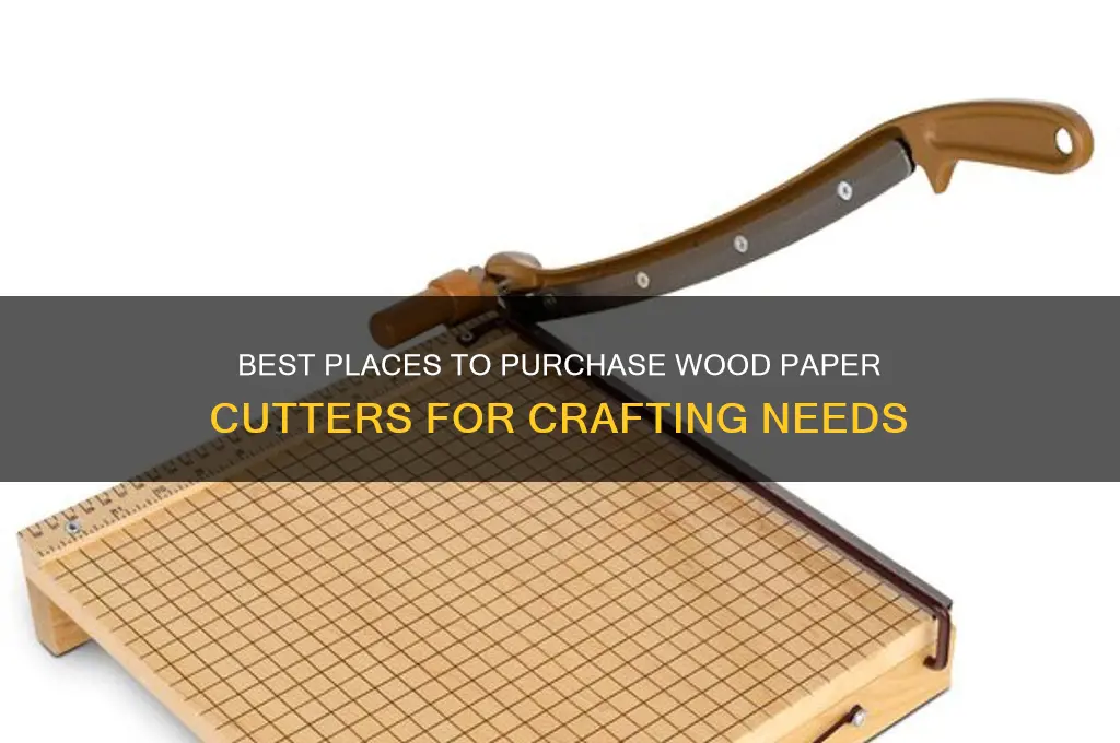 where to buy wood paper cutter