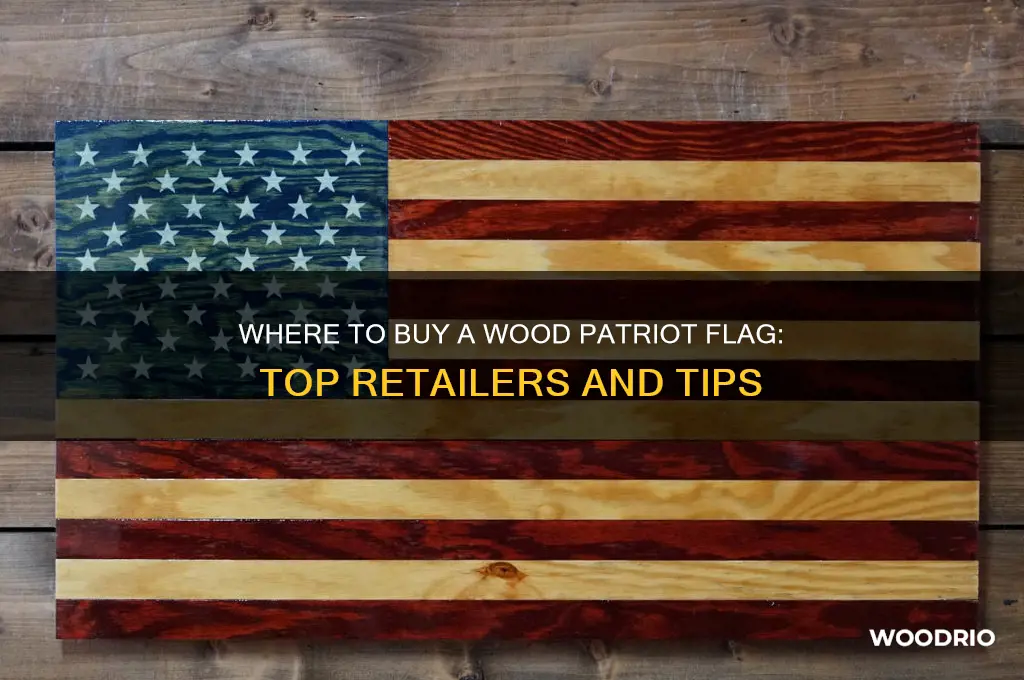 where to buy wood patriot flag