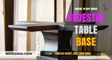 Discover the Best Places to Buy Wood Pedestal Table Bases