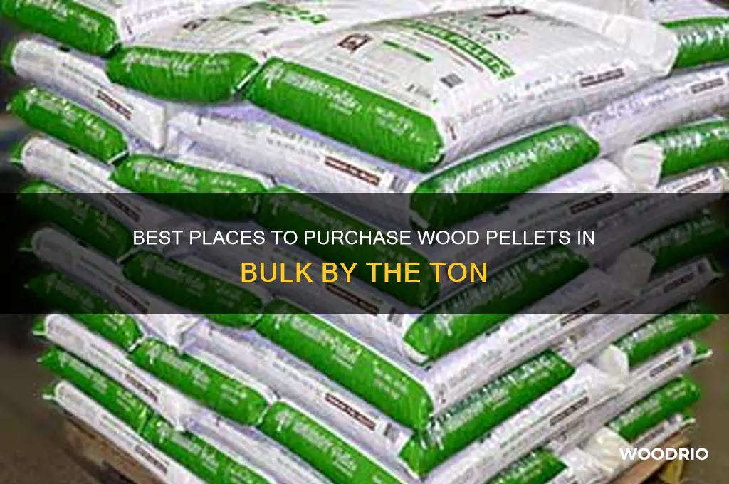 where to buy wood pellets by the ton